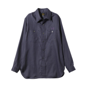 Needles Linen Canvas Work Shirt Purple