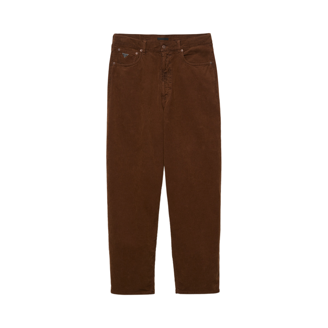 프라다 배기 코듀로이 진 캐러멜