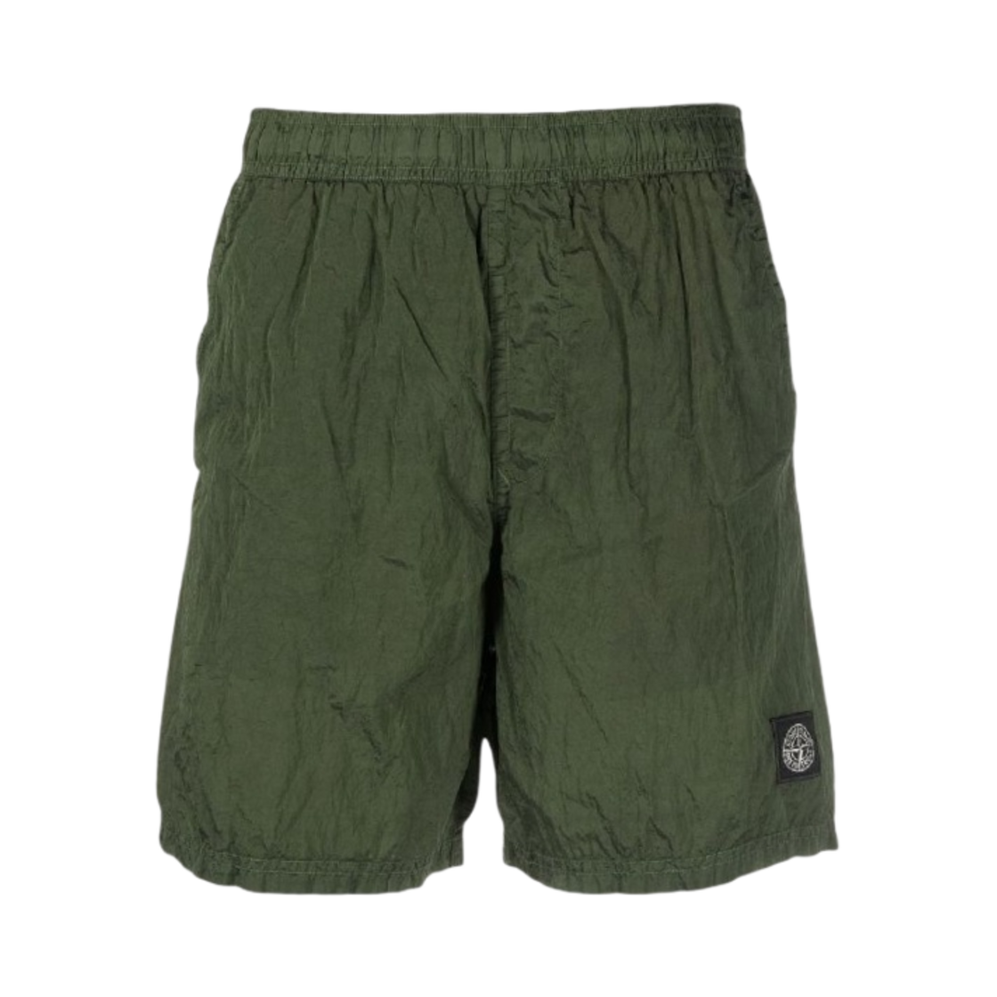 스톤 아일랜드 B0943 나일론 메탈 에코닐 재생 나일론 스위밍 트렁크 올리브 그린 - 22FW(Stone Island B0943 Nylon Metal in Econyl Regenerated Nylon Swimming Trunk Olive Green - 22FW) - 1