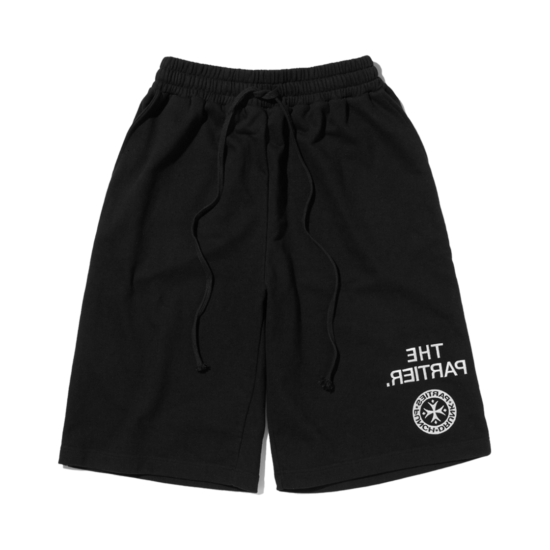 PDP251PH01ABK Punch Drunk Parties The Partier SweatShorts Black