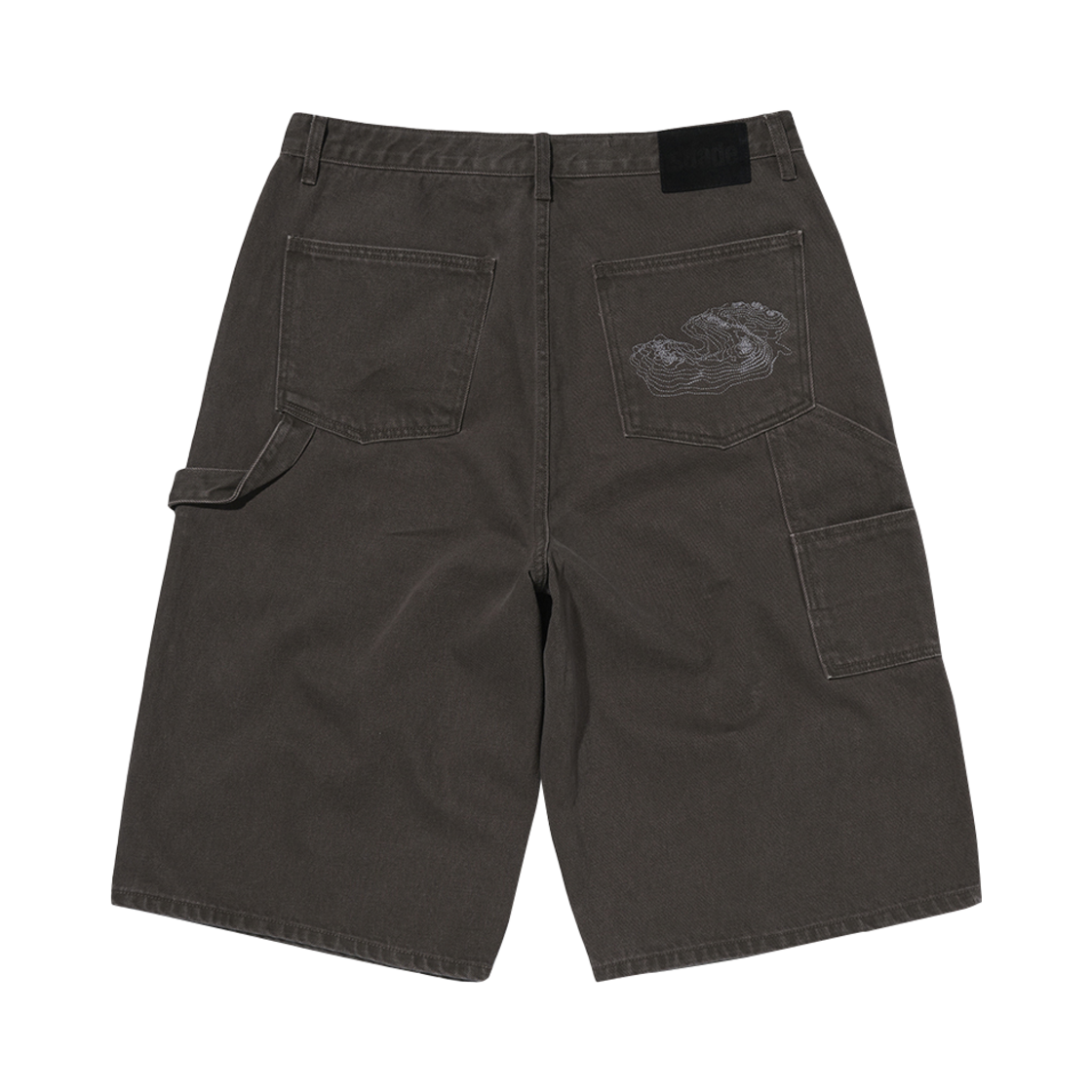 SDESBO302BN Suade Contour Double Knee Shorts Brown