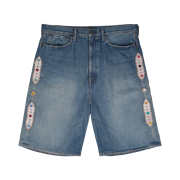 Kapital 14 oz. Denim 5P Gemstone Short Pants Indigo (Processing)
