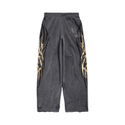 Balenciaga Tacky Gold Baggy Sweatpants Black