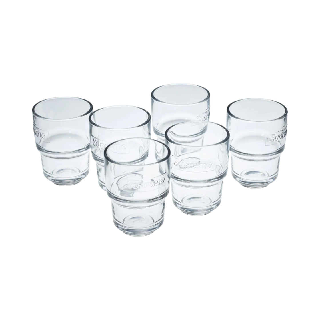 슈프림 x 라로쉐 워터 글래시스 클리어 (6개 세트) - 24FW(Supreme x La Rochere Water Glasses Clear (Set of 6) - 24FW)