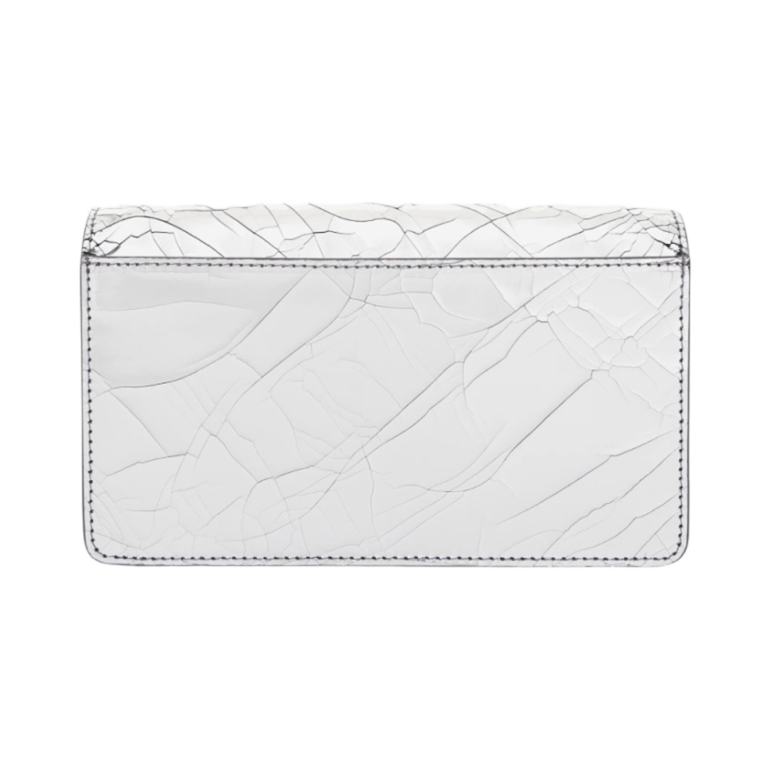 메종 마르지엘라 체인 메탈릭 피니쉬 레더 지갑 실버(Maison Margiela Chain Metallic Finish Leather Wallet Silver) - 3