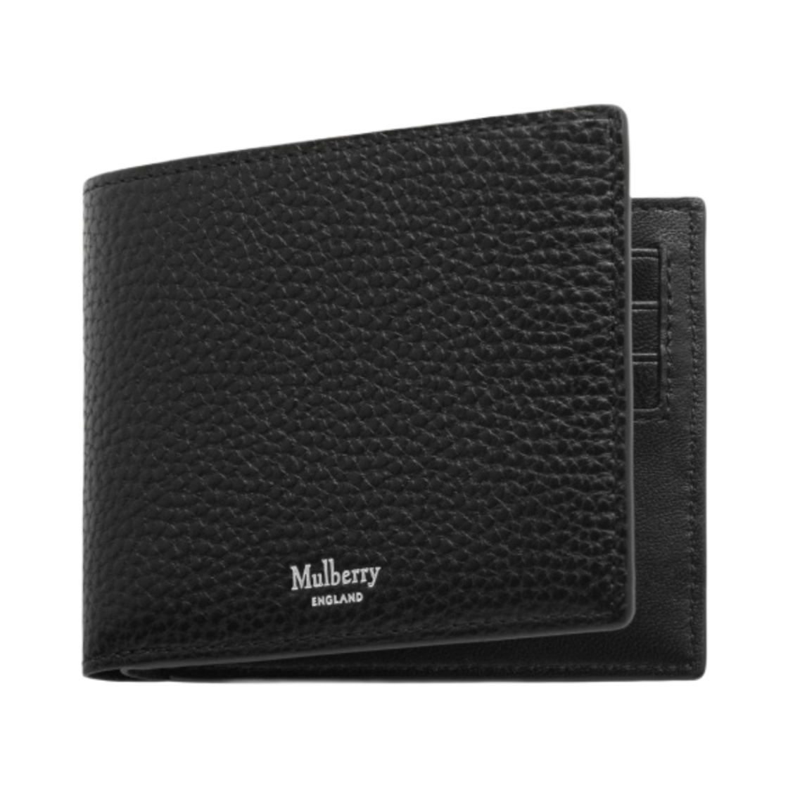 RL7395-205A100 Mulberry Classic Grain Leather Card Wallet Black