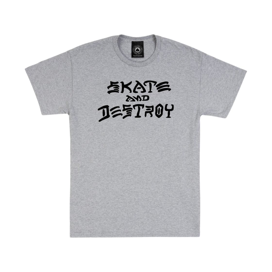 P0000JGV Thrasher Skate and Destroy T-Shirts Grey