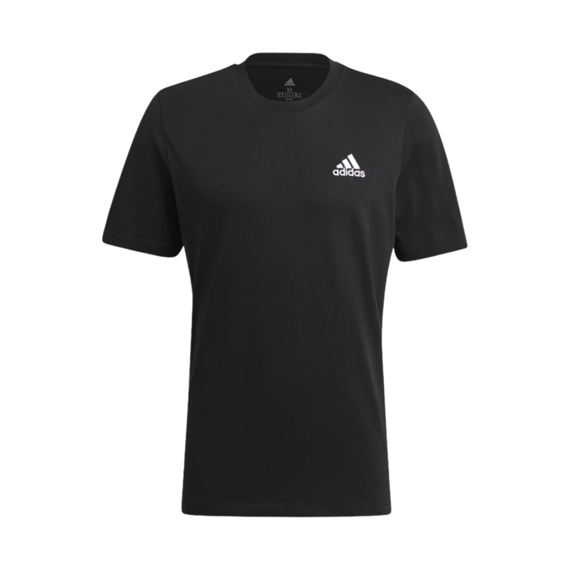 아디다스 에센셜 자수 스몰 로고 티셔츠 블랙- US 사이즈(Adidas Essentials Embroidered Small Logo T-Shirt Black- US Sizing) - 1