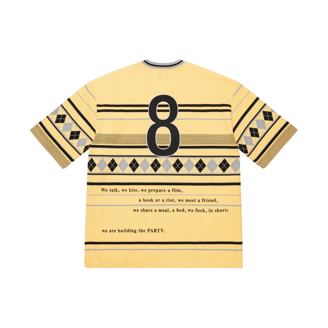 슈프림 x 베르나데트 코퍼레이션 피케 사커 탑 페일 옐로우 - 23SS(Supreme x Bernadette Corporation Pique Soccer Top Pale Yellow - 23SS) - 2