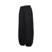 MJD Side Snap Wide C/P Sweatpants Black