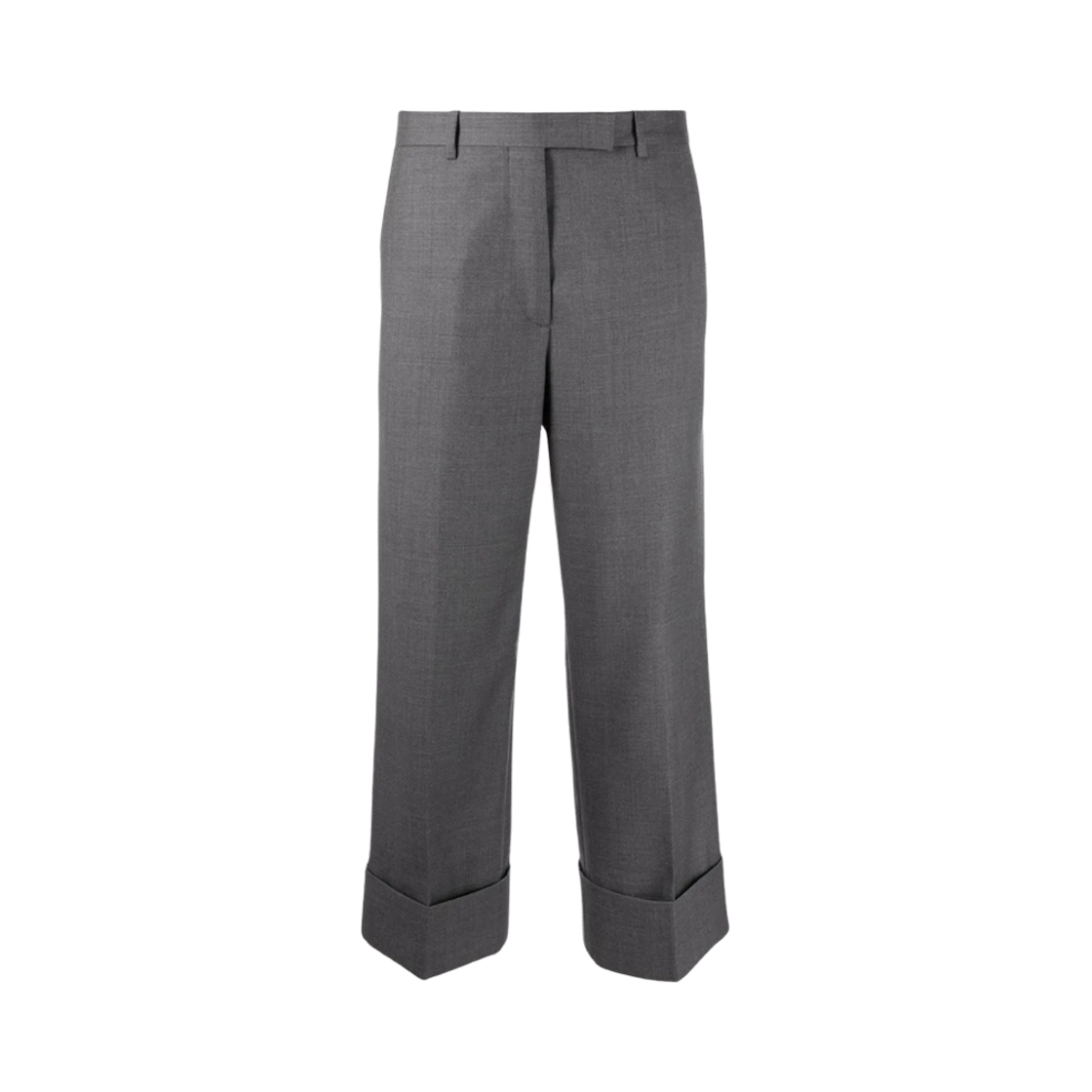 FTC400A-00626-035 (W) Thom Browne Twill Sack Trousers Medium Grey