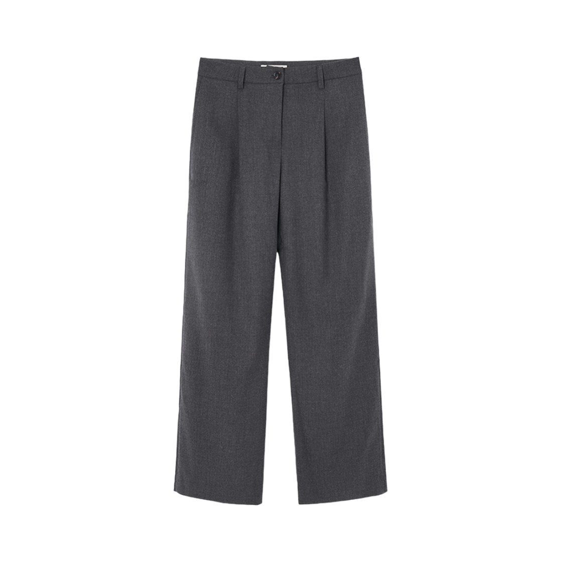 시야쥬 SIPT7133 모던 세미 부츠컷 슬랙스 멜란지그레이