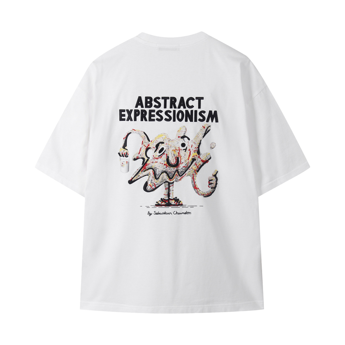 CWTAM25486WHX Customellow Graphic T Shirt White