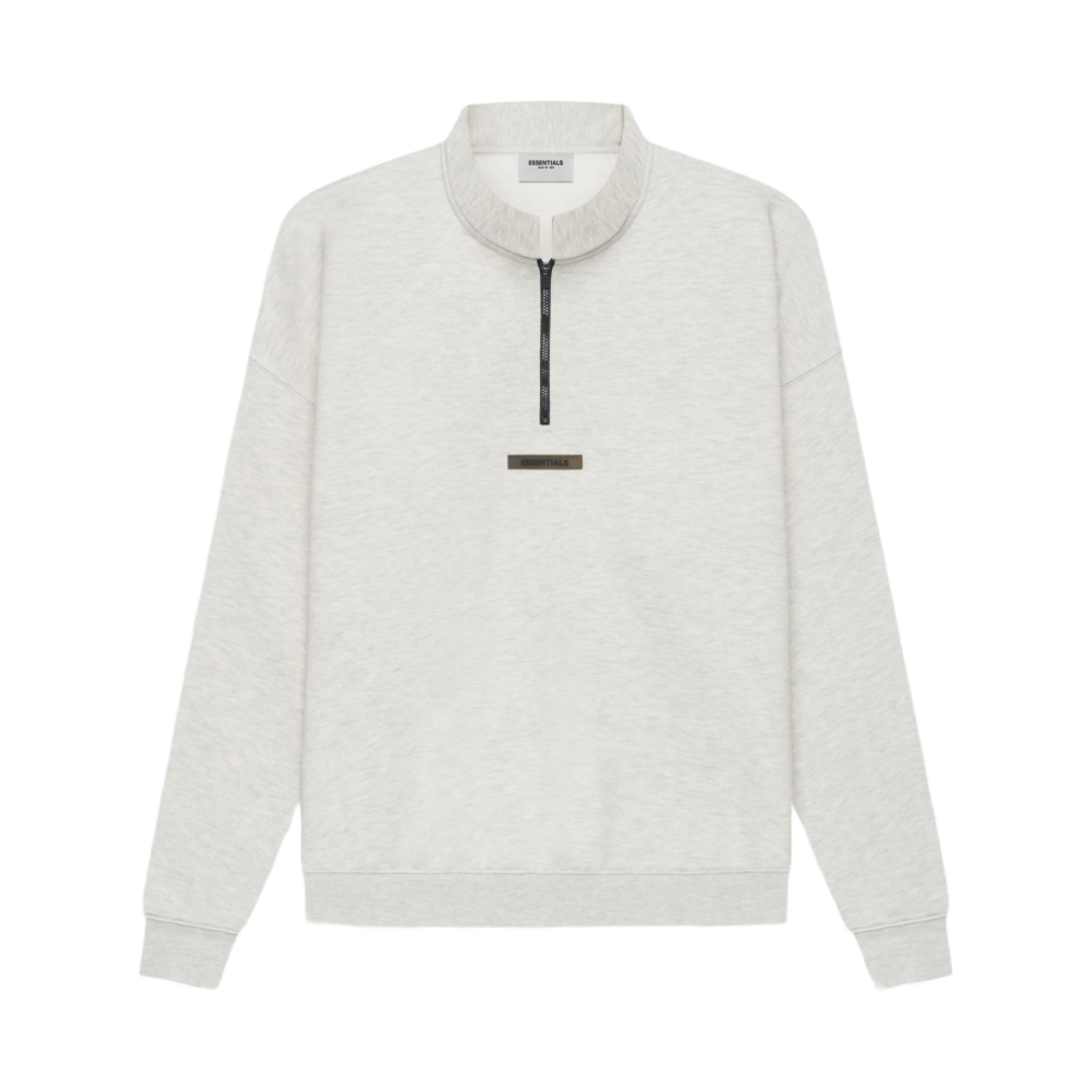 에센셜 모크넥 하프집 오트밀 - 21SS