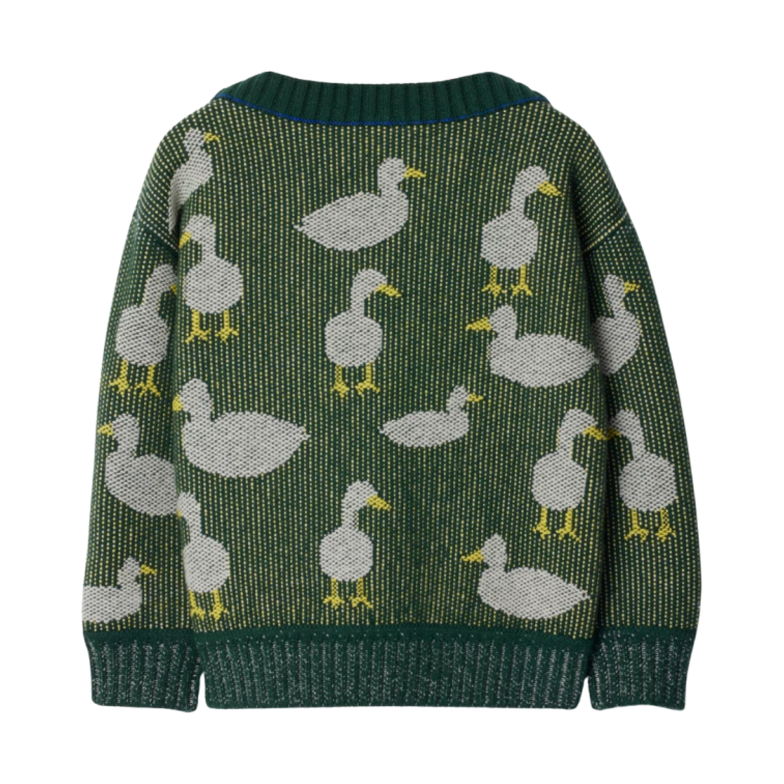 (키즈) 버버리 덕 울 캐시미어 블렌드 스웨터 다크 모스((Kids) Burberry Duck Wool Cashmere Blend Sweater Dark Moss) - 2