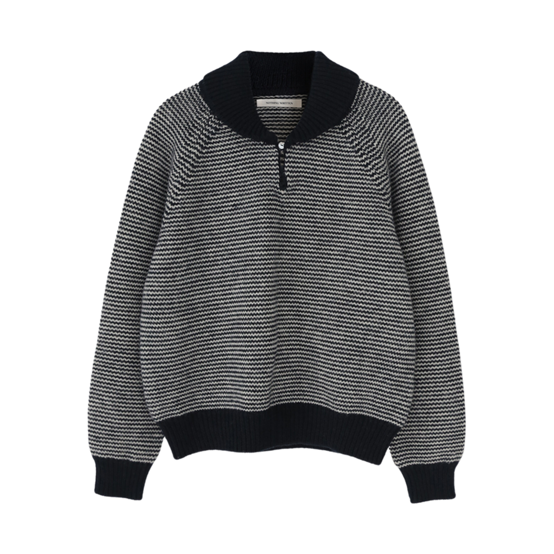 (W) 낫띵 리튼 캐런 스트라이프 점퍼 다크 네이비((W) Nothing Written Caron Stripe Jumper Dark Navy)
