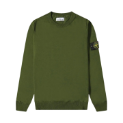 Stone Island 540B2 Soft Cotton Crewneck Knit Olive Green - 22SS