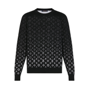 Louis Vuitton LVSE Monogram Degrade Crewneck Black White