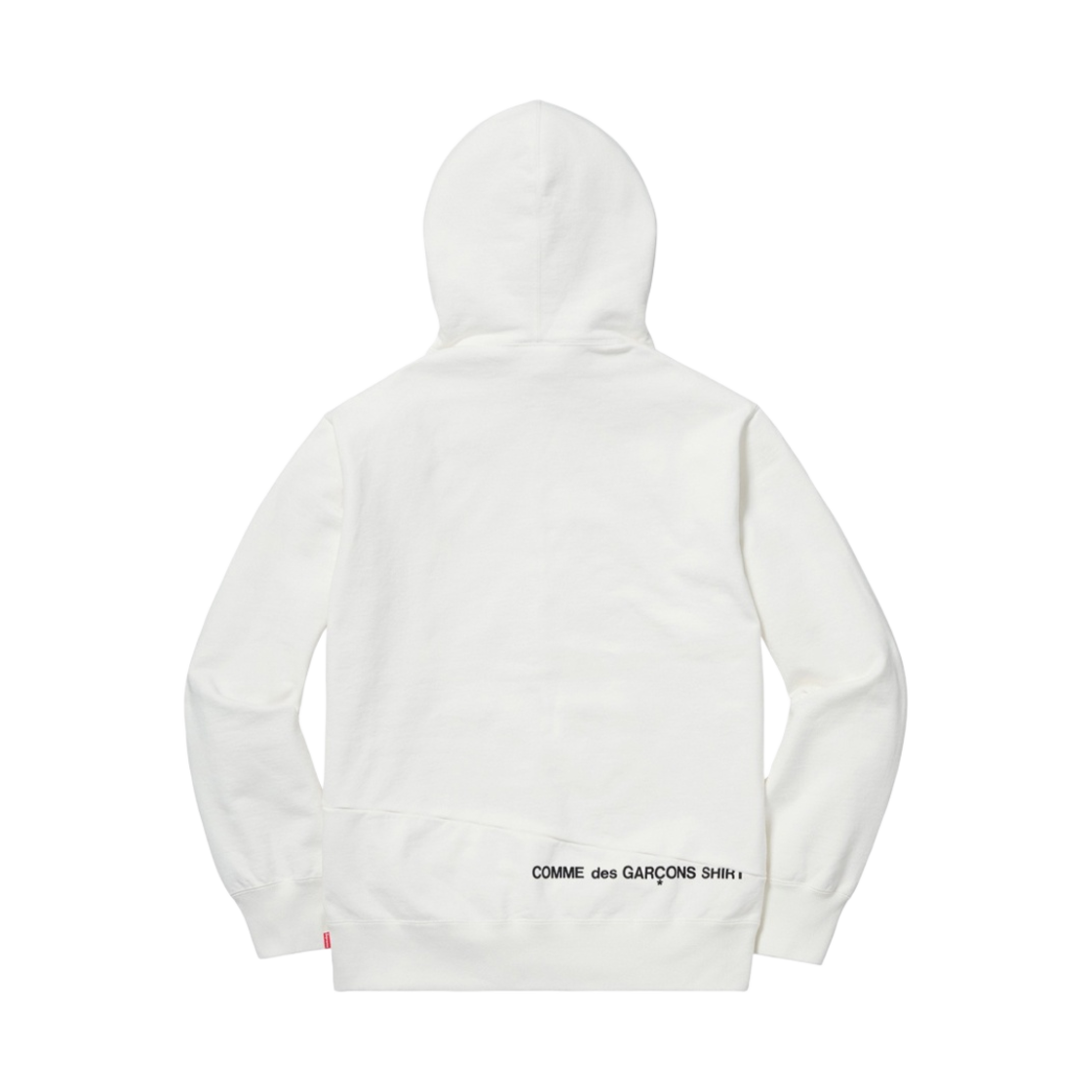 슈프림 x 꼼데가르송 셔츠 스플릿 박스로고 후드 스웨트셔츠 화이트 - 18FW(Supreme x Comme des Garcons Shirt Split Box Logo Hooded Sweatshirt White - 18FW) - 2