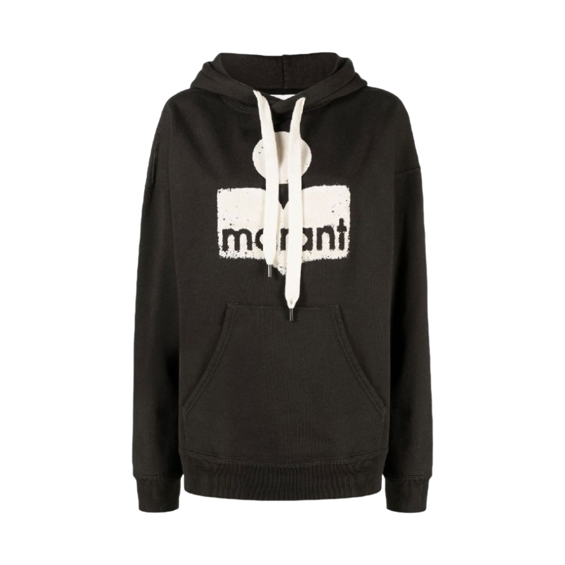 (W) 이자벨 마랑 만셀 오버사이즈 후드 스웨트셔츠 페이디드 블랙 - 23SS((W) Isabel Marant Mansel Oversized Hoodie Sweatshirt Faded Black - 23SS) - 1