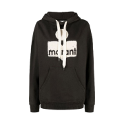 (W) Isabel Marant Mansel Oversized Hoodie Sweatshirt Faded Black - 23SS