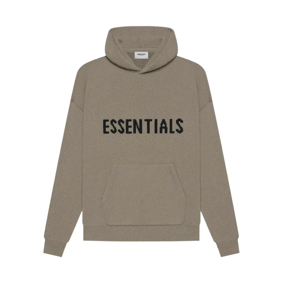 에센셜 니트 풀오버 후드 토프 - 21SS