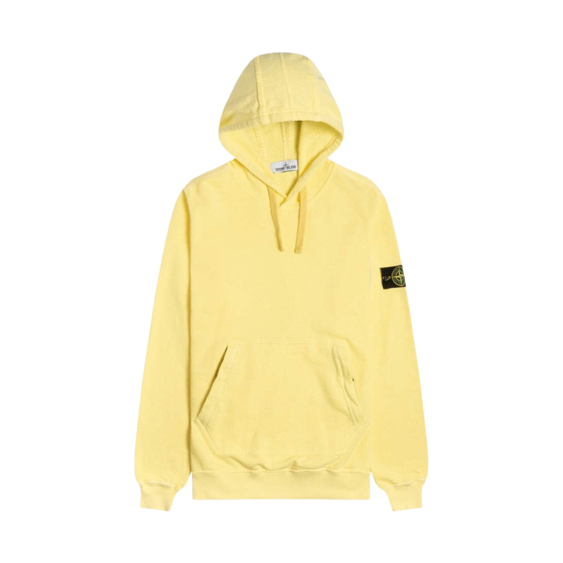 721564960-V0031 Stone Island 64960 T.CO+OLD Hooded Sweatshirt Lemon - 20SS