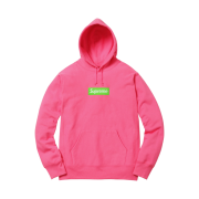 Supreme Box Logo Hooded Sweatshirt Magenta - 17FW