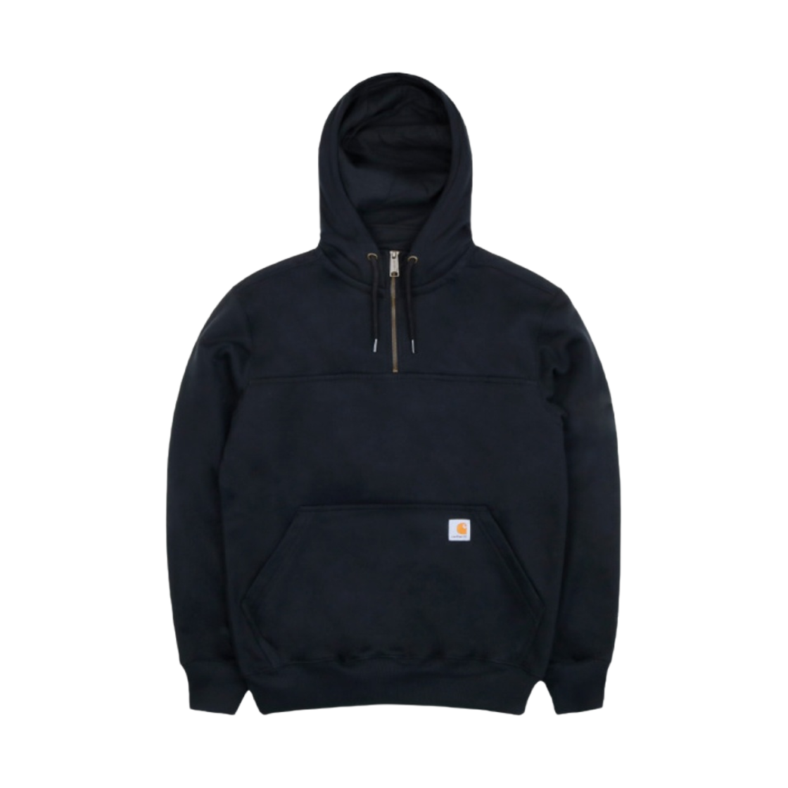 칼하트 레인 디펜더 루즈 핏 헤비웨이트 레귤러 쿼터 집 후드 블랙(Carhartt Rain Defender Loose Fit Heavyweight Regular Quarter Zip Hoodie Black)
