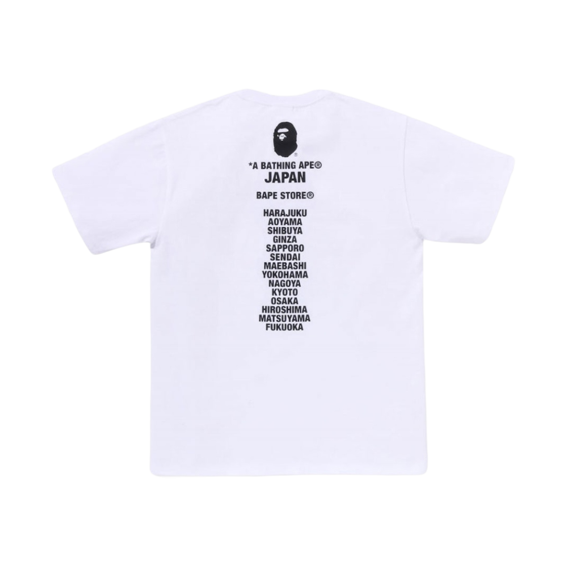 - BAPE Japan Ape Head T-Shirt White - #2