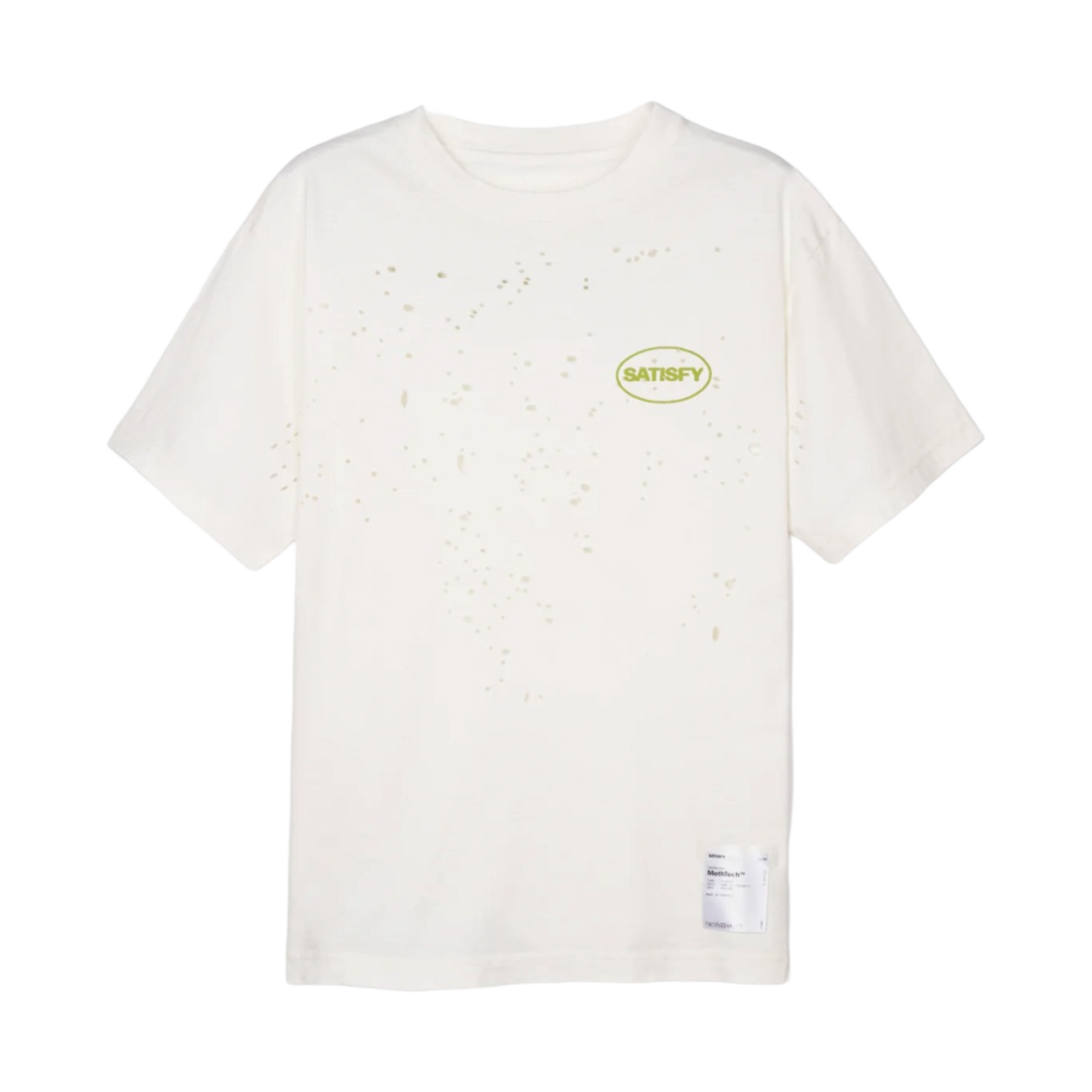 새티스파이 모스테크 티셔츠 오프 화이트(Satisfy Mothtech T-Shirt Off White)
