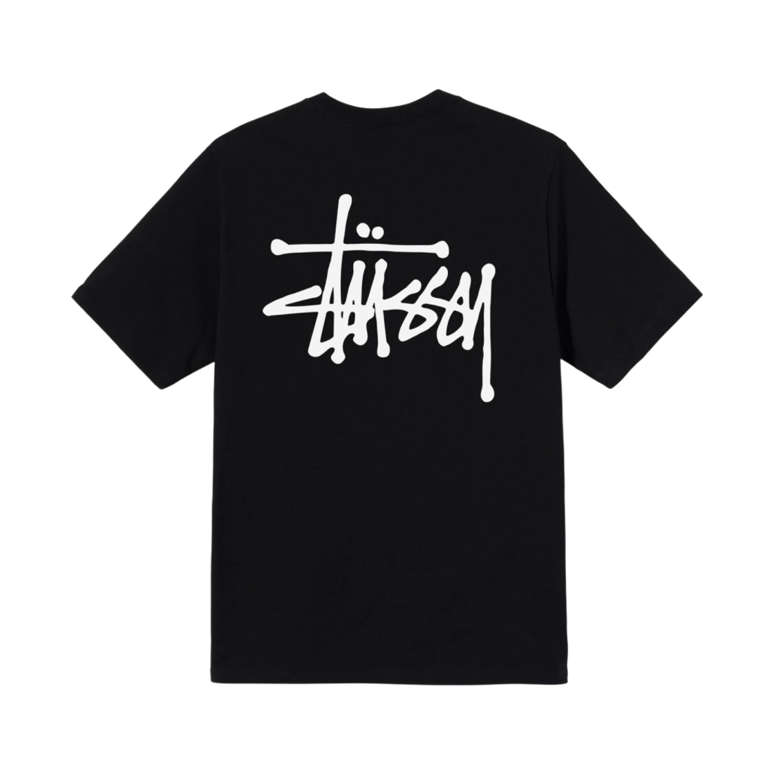 스투시 베이직 스투시 티셔츠 블랙 2021