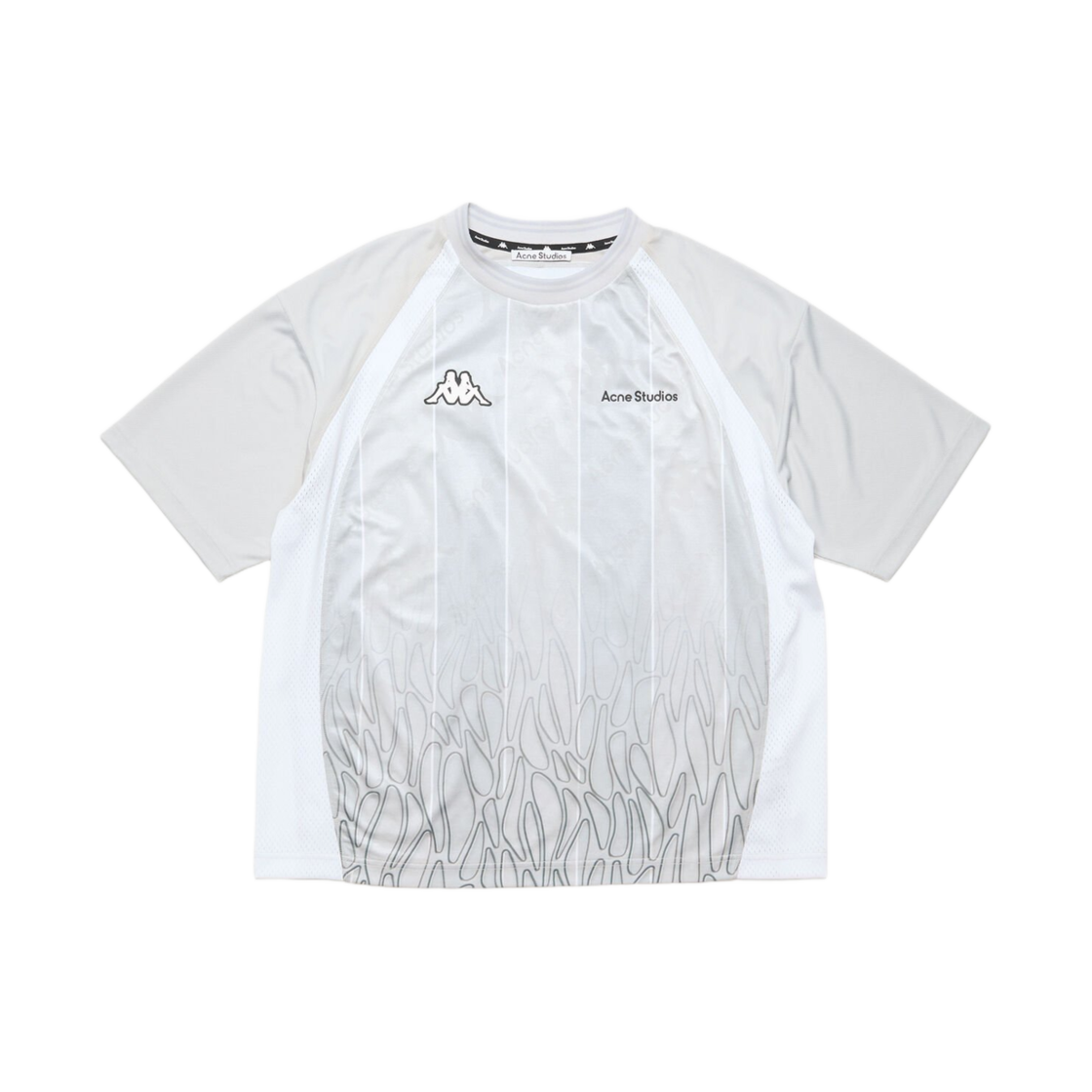 아크네 스튜디오 x 카파 로고 티셔츠 그레이 다크 그레이(Acne Studios x Kappa Logo T-Shirt Grey Dark Grey)