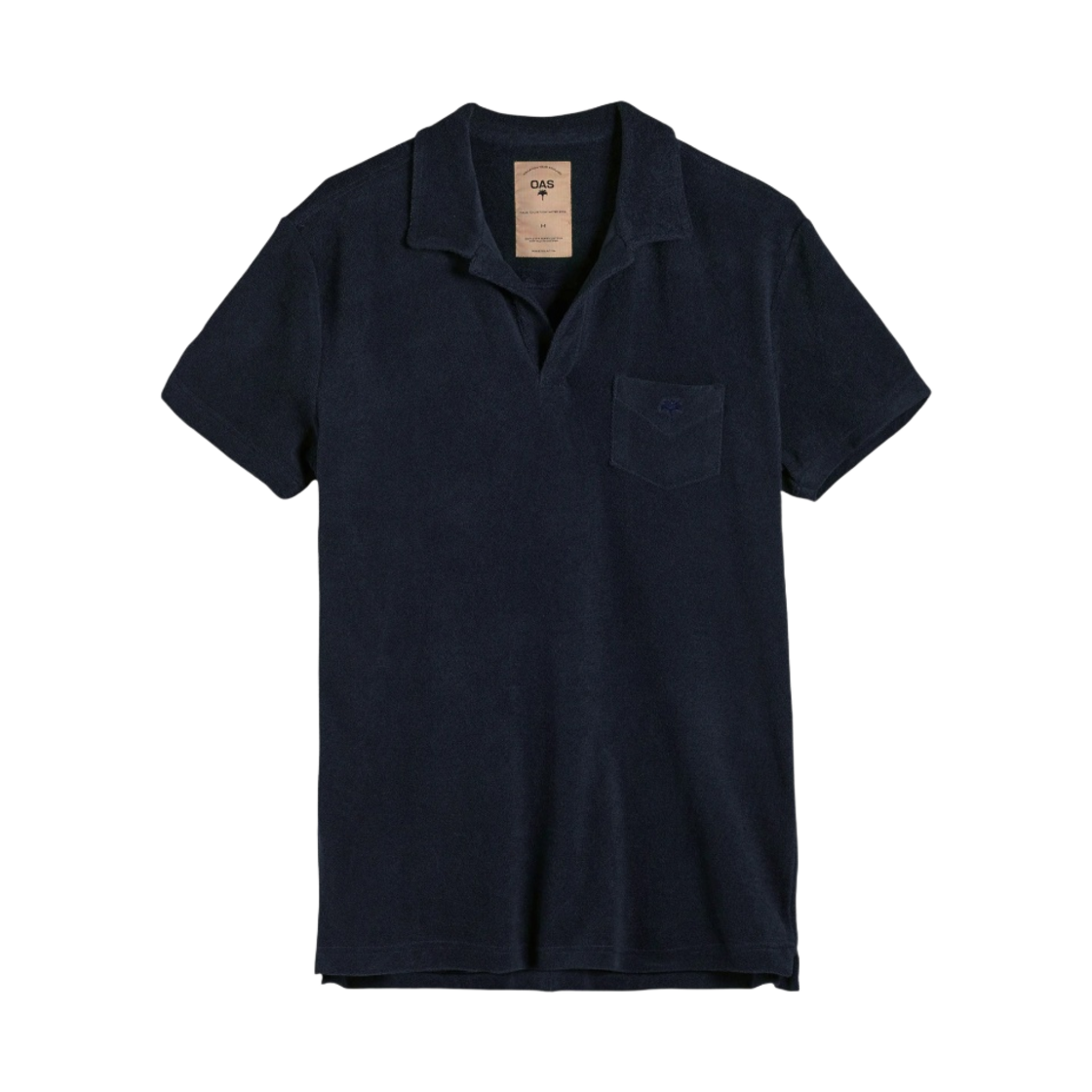 오에이에스 폴로 테리 셔츠 네이비(Oas Polo Terry Shirt Navy)