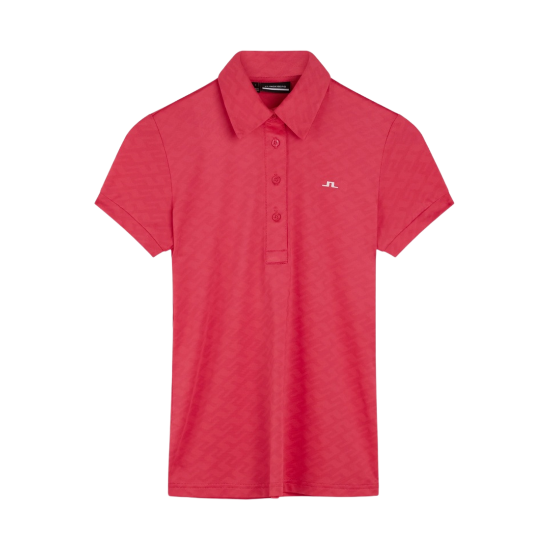 GWJT07569-Q113 (W) J.Lindeberg Alaya Jacquard Polo Azalea