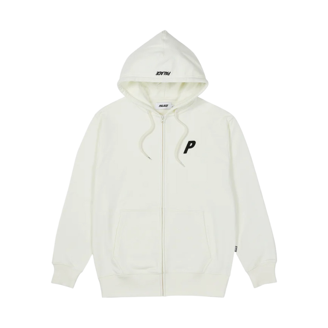팔라스 펠트 P 집업 후드 화이트 - 23SS(Palace Felt P Zip Hood White - 23SS) - 1