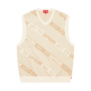 Supreme Stripe Sweater Vest White - 22SS