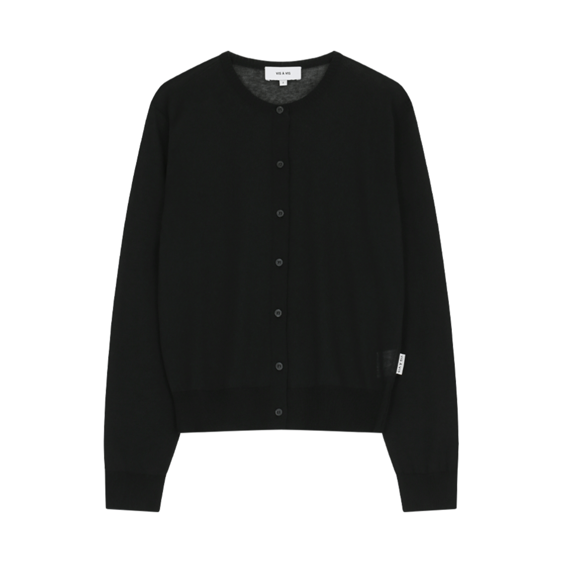 252-1805-01 VIS A VIS Cp Cardigan Knit Black