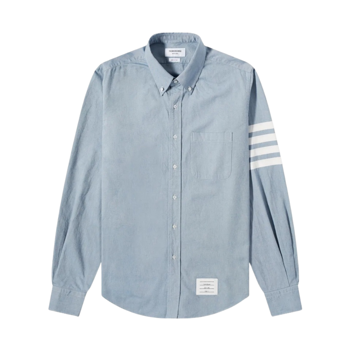 톰브라운 플란넬 사선 스트레이트핏 셔츠 다크 블루