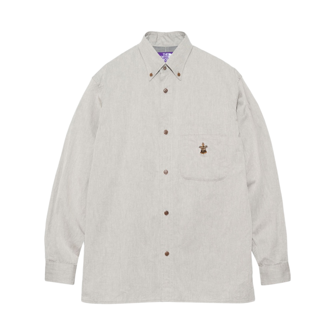 NT3372N The North Face Purple Label Fffes Button Down Shirt Beige