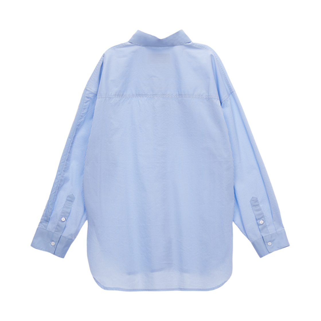 (W) 마뗑킴 스트라이프 보이프렌드 셔츠 스카이((W) Matin Kim Stripe Boyfriend Shirt Sky) - 2