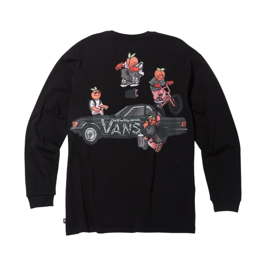반스 x 피치스 롱슬리브 티셔츠 블랙(Vans x Peaches. L/S T-Shirt Black)