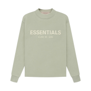 (Kids) Essentials Long Sleeve T-Shirt Seafoam - 22SS