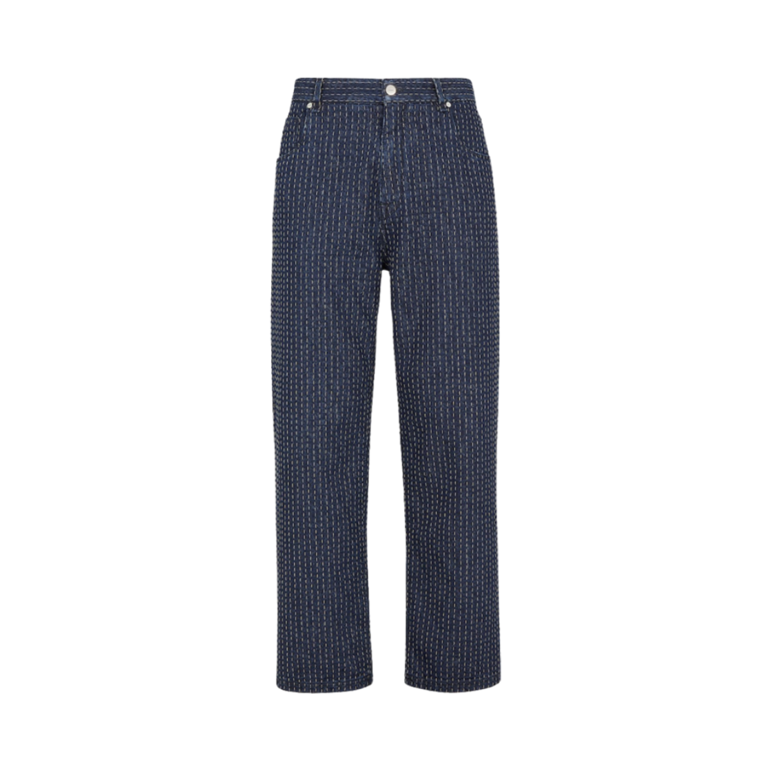 펜디 탑스티치 롱 진 블루(Fendi Topstitch Long Jeans Blue) - 1