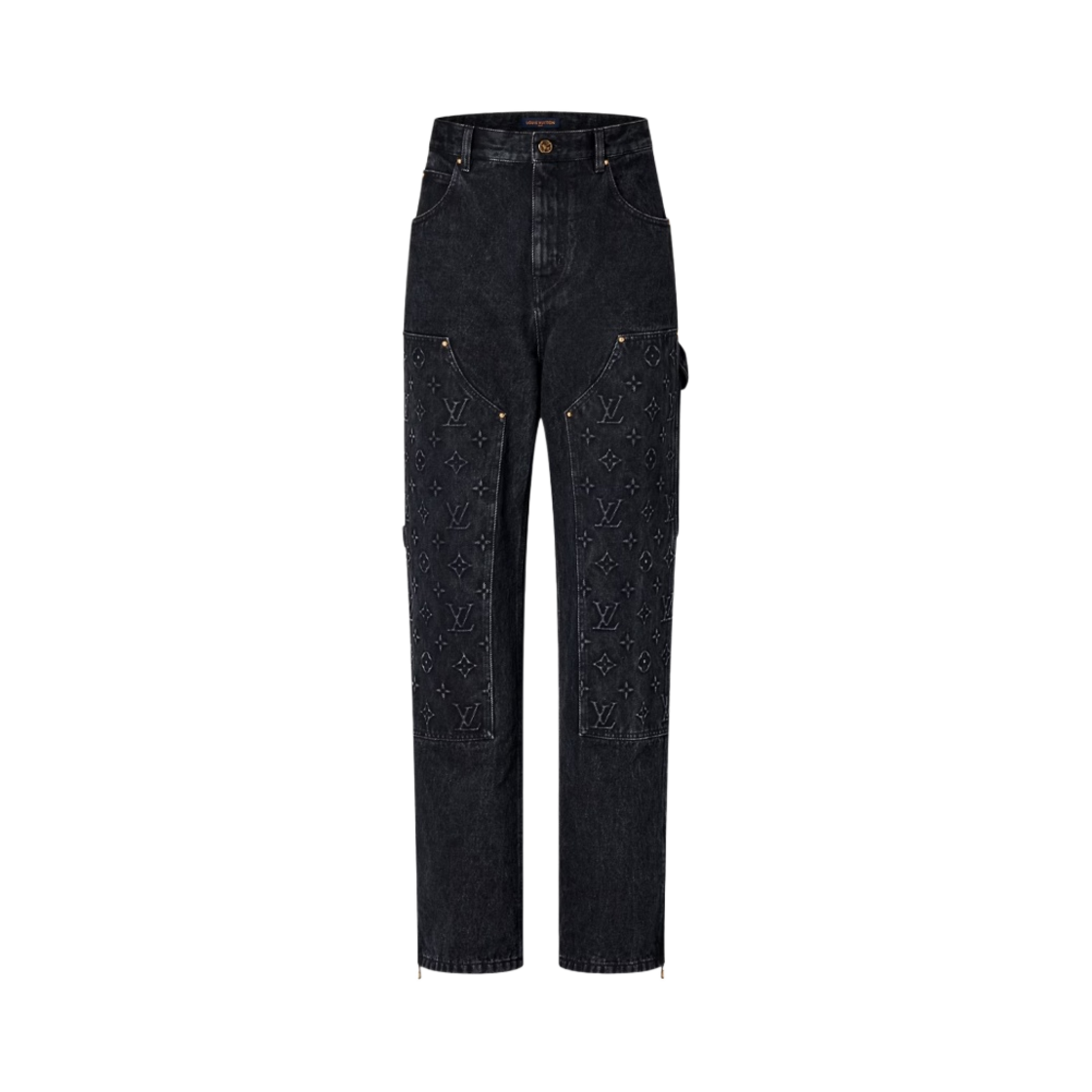 루이비통 데님 카펜터 팬츠 워시드 블랙(Louis Vuitton Denim Carpenter Pants Washed Black)