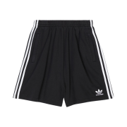 Balenciaga x Adidas Curly Fleece Large Shorts Black