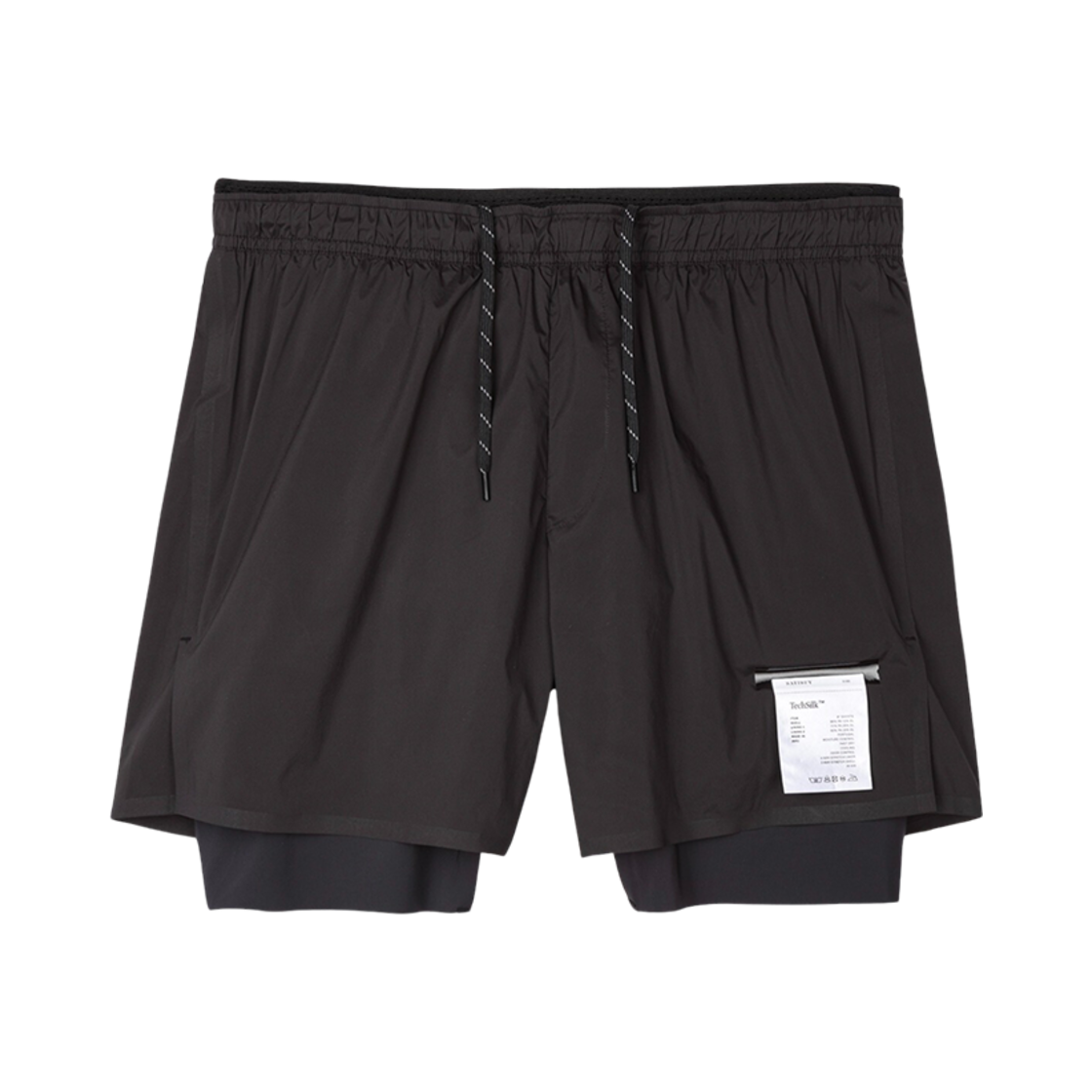 새티스파이 테크실크 8인치 쇼츠 블랙(Satisfy Techsilk 8 Inch Shorts Black)