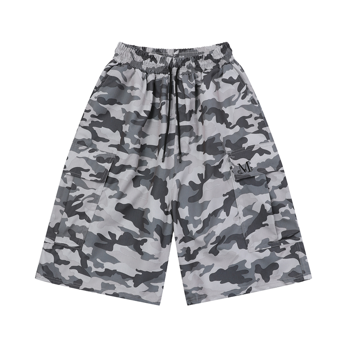 무센트 카모 폴리 버뮤다 하프 팬츠 그레이(MUCENT Camo Poly Bermuda Half Pants Gray)