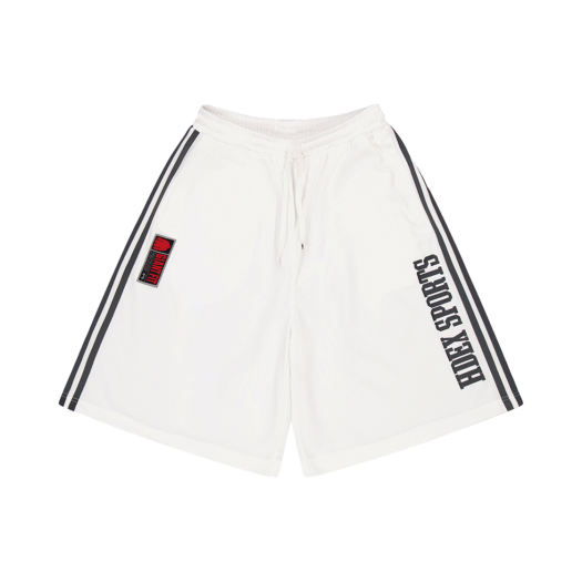 H251MLGHP100WH HDEX Giant Fit Mesh Bermuda Shorts White