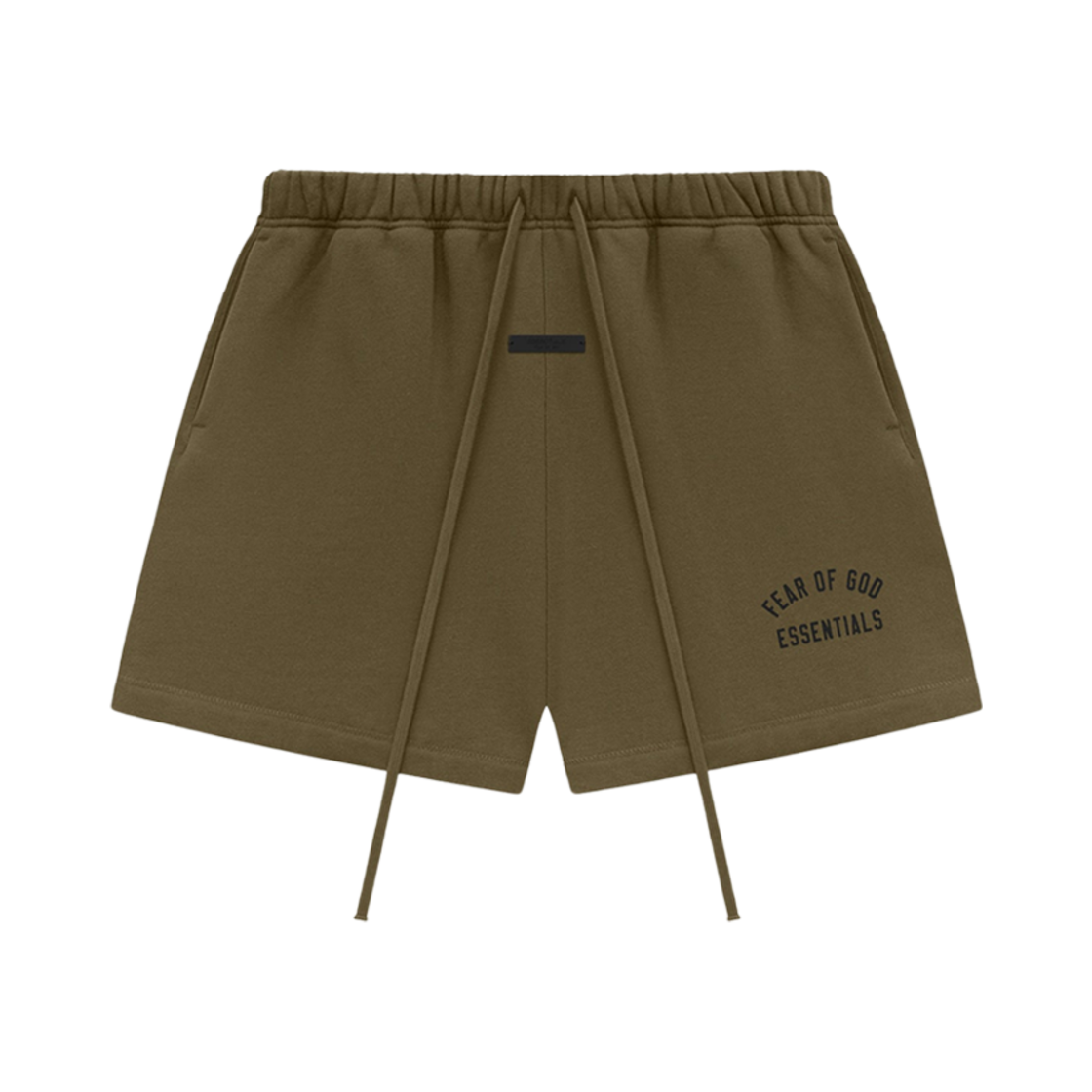 에센셜 플리스 사커 쇼츠 올리브 - 24FW(Essentials Fleece Soccer Short Olive - 24FW)